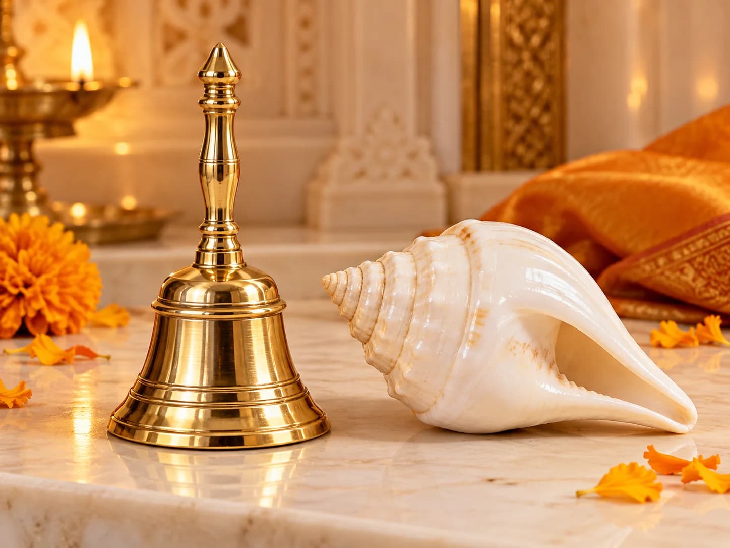 Puja Bell & Shankh Set